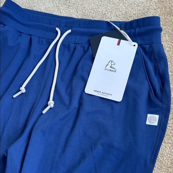 NWT Rhoback Tempo Performance Jogger Pants Womens Medium Shoal Blue - Picture 3 of 5